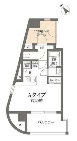 ベルア三宿の物件間取画像